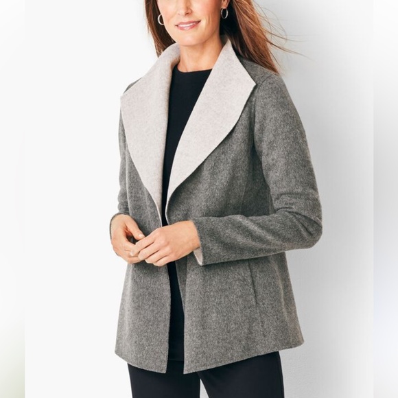 Talbots open front wool cardigan, size m - Picture 1 of 6